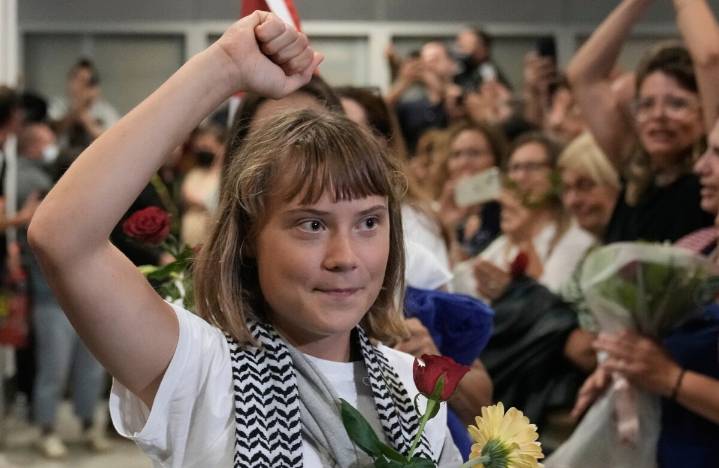 Greta Thunberg acusa "maltrato" de Israel