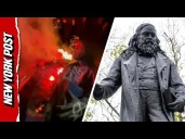 Trump Brings Back Confederate Statue Toppled During 2020 BLM Movement
