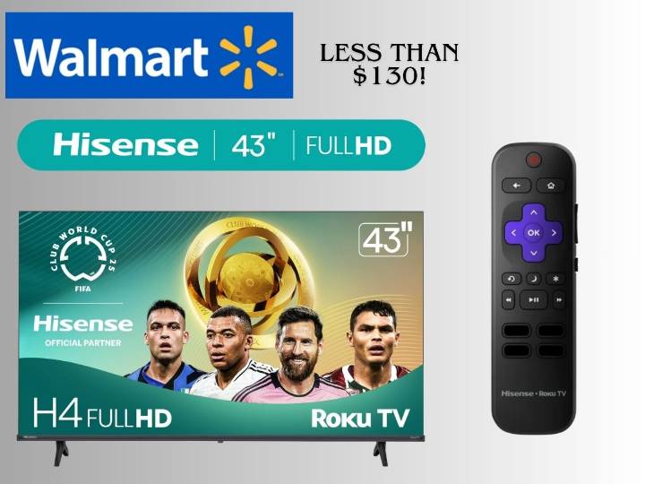 Walmart Flash Deal News: Buy Hisense 43-inch Smart TV for just $128 today