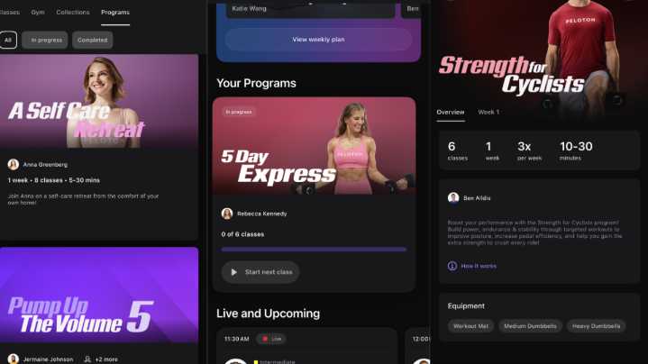 Peloton’s Exercise ‘Programs’ Are Surprisingly Specific (and Overlooked)