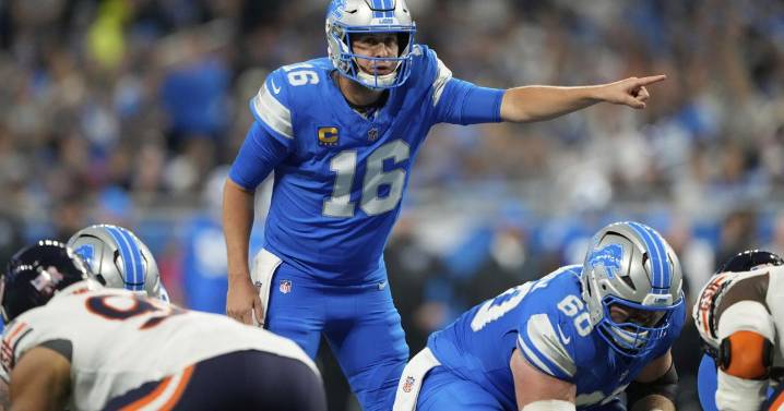 Jared Goff says the Lions won't take the struggling Bengals lightly