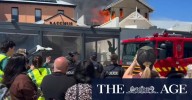 Man loses beachside home to fire