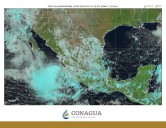 Raymond ocasiona lluvias de muy fuertes a intensas, vientos fuertes y oleaje elevado en el occidente de México