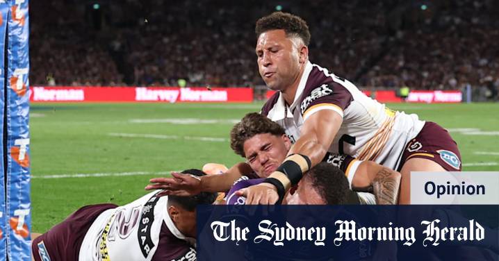 NRL grand final 2025: This Melbourne Storm v Brisbane Broncos heavyweight battle started furiously, and didn’t let up