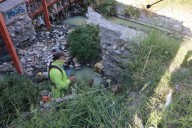 Interviene Gobierno de Saltillo arroyo La Tórtola y plazas públicas