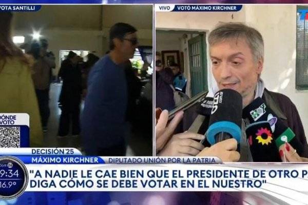 Máximo Kirchner habló de "humillación nacional" y advirtió que "no podemos ser colonia de ningún país"
