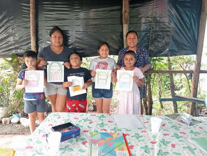 Talleres de elaboración de altares del Xantolo en el sur de la Huasteca potosina