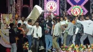 Chaos prevails during Dasara prize distribution in Madikeri, two cops hurt