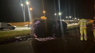 Vuelco con un herido en Panamericana