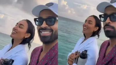 Hardik Pandya, Out Of Aussie Tour With Injury, Celebrates Birthday With Girlfriend Mahieka [Watch]