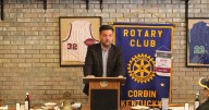 Roan addresses Corbin Rotary Club
