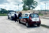 ¿Retenido contra su voluntad? Detienen a tres durante revisión de taxi en Escárcega; un pasajero pedía auxilio