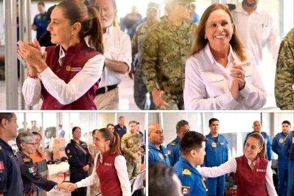 Visita Sheinbaum municipios más afectados en Veracruz