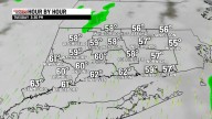 Slow improvement Tuesday. Bright, breezy, and pleasant Wednesday.