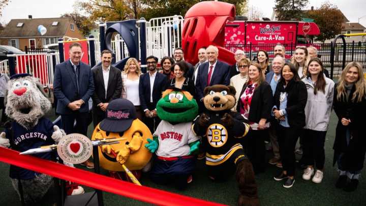 Make An Impact Foundation, NESN Unveil New Community Playground At Worcester’s Harrington Field