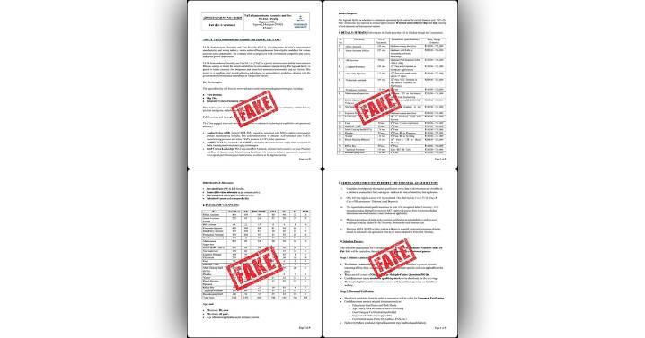 FIR Has Been Lodged Against Fake Job Ads Under the Name of Tata Semiconductor in Jagiroad