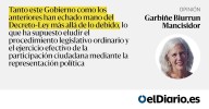 El Parlamento no tiene quien los respete