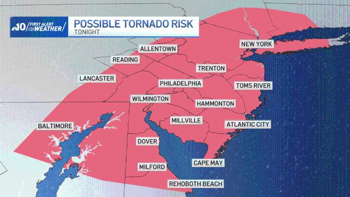 Live updates: Storm to bring rain, wind and a low tornado risk