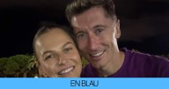 Lewandowski, enamoradísimo de Anna, su pareja: dedicatoria de amor después de un partido