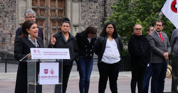 Movimiento Estudiantil de 1968 está vivo y es referente de la lucha, dice Clara Brugada desde Tlatelolco