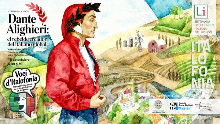 El 13 de octubre se dictará charla online sobre la genialidad de Dante Alighieri