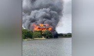 Beachfront home of S.C. judge burns to rubble, 3 hospitalized