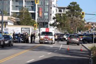 Shots fired near Surrey SkyTrain station, police office