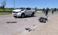 Conmoción en la Región: iba con dos nenes y su mujer en moto, chocó y murió