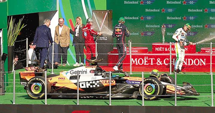 Norris se lleva el GP de México y ya es #1 en campeonato