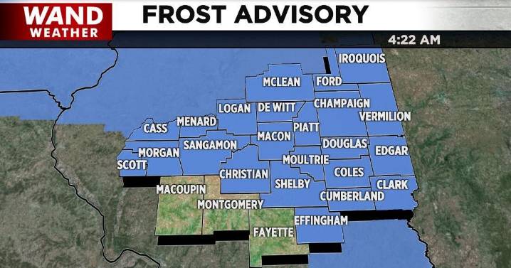 Cold and frosty to start the day