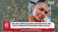 Hallan cuerpo de joven cantante en el río Cauca, municipio de Buenos Aires