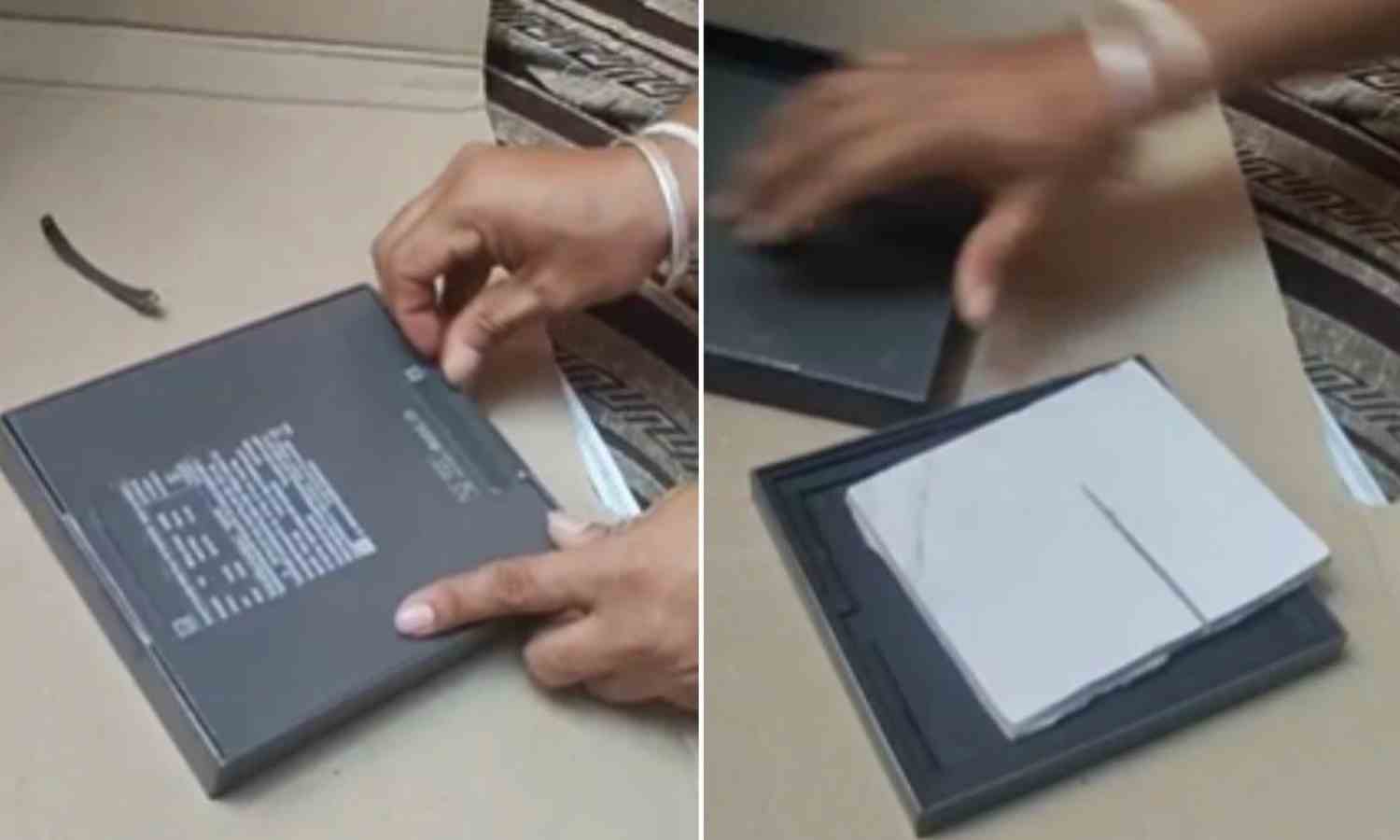 Bengaluru techie claims he got a tile instead of Rs 1.86 lakh smartphone, FIR registered