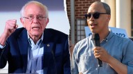 Sanders silent on whether candidate should be disqualified over violent messages