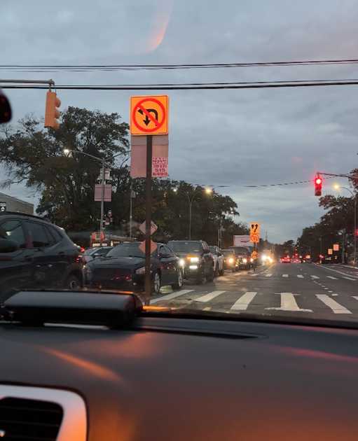 Road milling leads to gridlock on Cross Bay