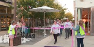 Run, walk, sip and shop! Group gathers at Hilldale to raise funds for breast cancer recovery