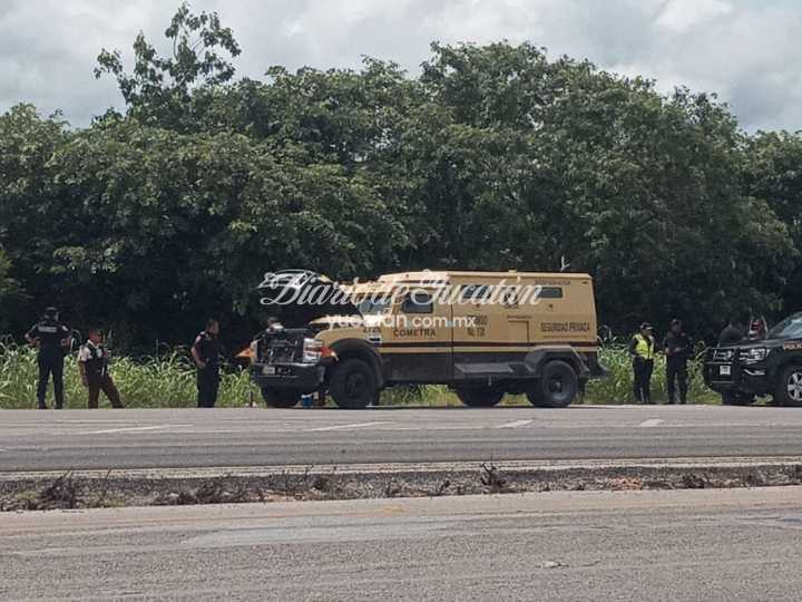 Conato de incendio en camión de valores moviliza a cuerpos de emergencia en la vía Baca