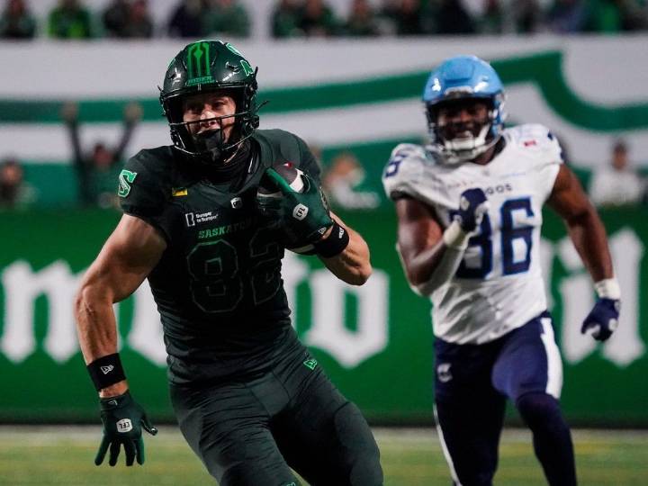 Roughriders clinch West Division with win over Argonauts