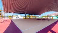 Edoméx instalado velarias y arcotechos en unidades deportivas
