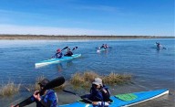 Realizaron una bajada al río recreativa por la lucha por la vida