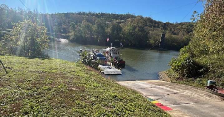 Valley View Ferry ridership increases due to I-75 traffic, construction