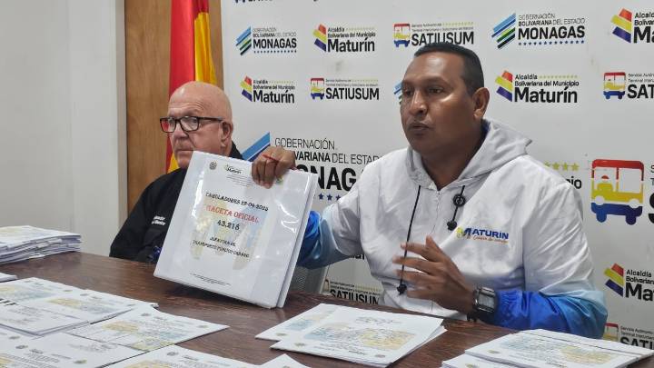 ‎Entregan nuevos tabuladores con aumento del pasaje en Maturín‎