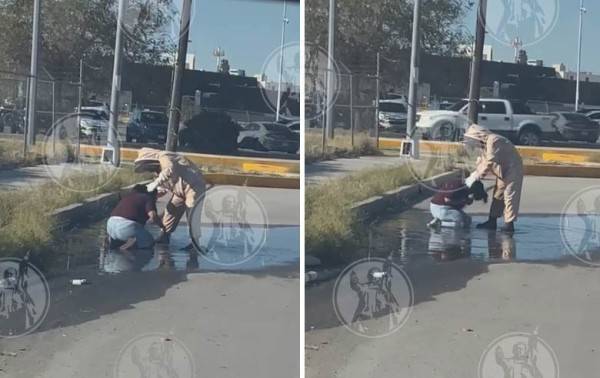 Video: Atacan abejas a fumigadores afuera de casino