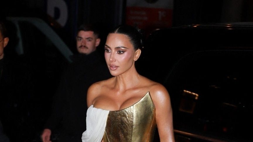 Kim Kardashian’s Birthday Suit Is Gold Archival Givenchy Couture