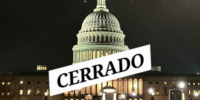 Cierra Gobierno de Estados Unidos y paraliza operaciones