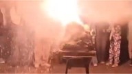 Explosión en Pergamino de un volcán durante una feria de ciencias dejó 10 heridos