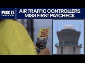 Florida air traffic controllers miss first paycheck amid shutdown