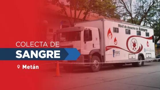 Metán: Mañana se podrá donar sangre