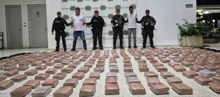 Incautan 298 kilos de marihuana en Valledupar: dos capturados