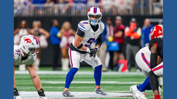 Bills rule out three starters, including safety Rapp, who is going on the IR with a knee issue