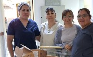 Donación de material descartable vencido para estudiantes de enfermería